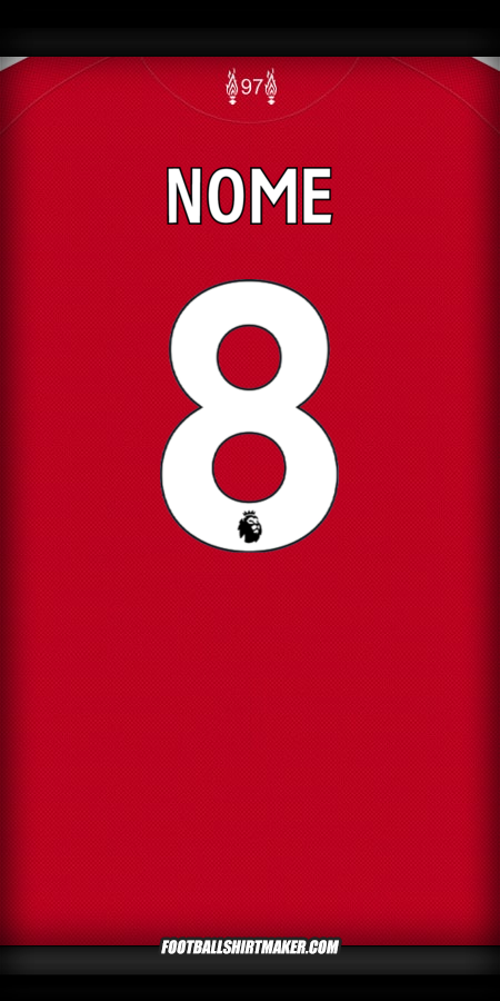 Maglia Liverpool FC 2025/2026 -  nome - 8