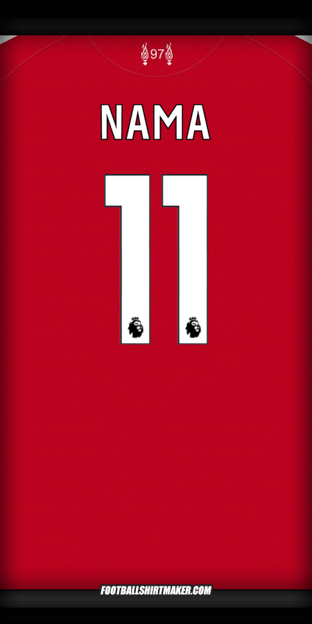 Jersey Liverpool FC 2025/2026 -  nama - 11