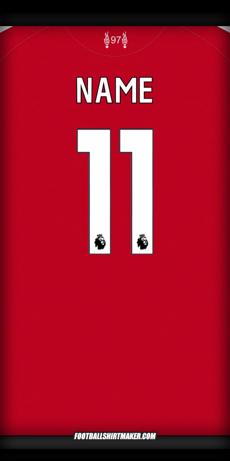 Jersey Liverpool FC 2025/2026 -  name - 11