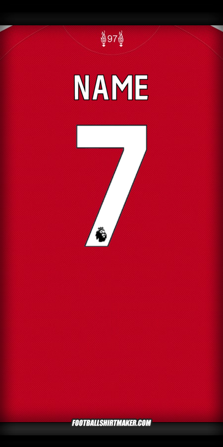Trikot Liverpool FC 2025/2026 -  name - 7