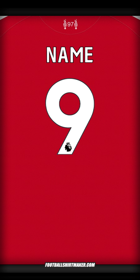 Trikot Liverpool FC 2025/2026 -  name - 9