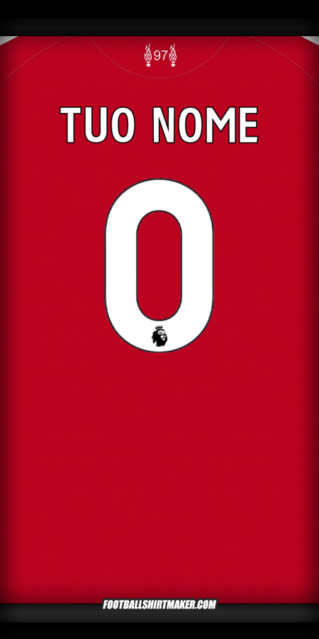 Maglia Liverpool FC 2025/2026 -  tuo nome - 0