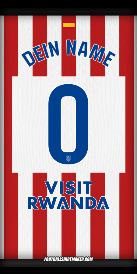 Trikot Atletico Madrid 2025/2026 -  dein name - 0