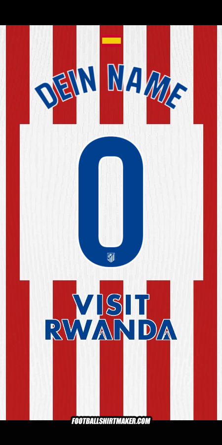 Trikot Atletico Madrid 2025/2026 -  dein name - 0