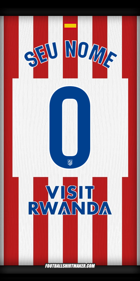 Camisa Atletico Madrid 2025/2026 -  seu nome - 0