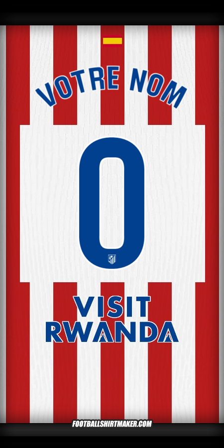 Maillot Atletico Madrid 2025/2026 -  votre nom - 0