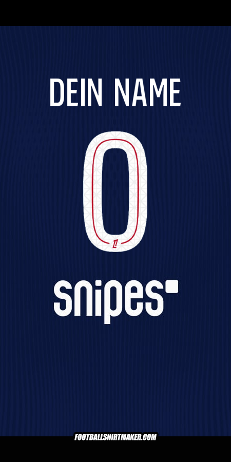Trikot Paris Saint Germain 2025/2026 -  dein name - 0