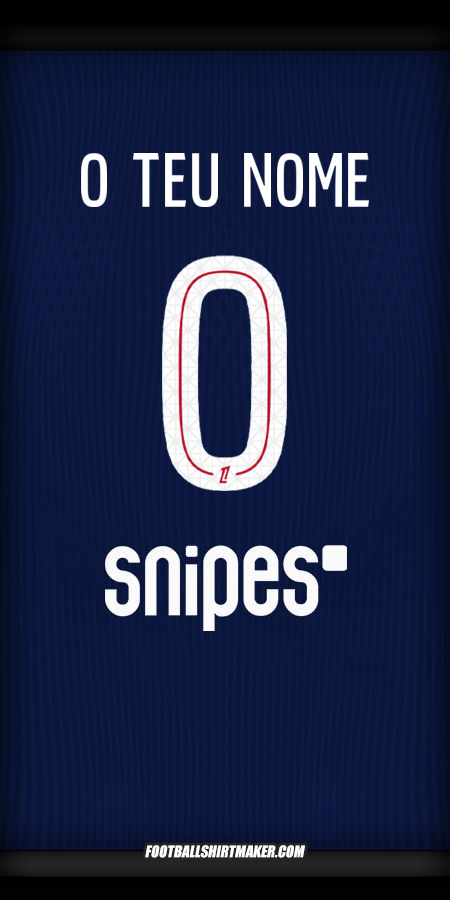 Camisola Paris Saint Germain 2025/2026 -  o teu nome - 0