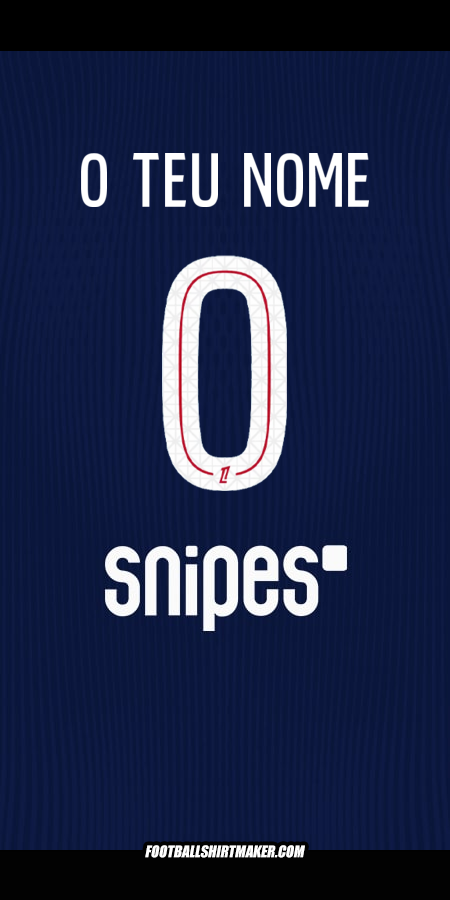 Camisola Paris Saint Germain 2025/2026 -  o teu nome - 0