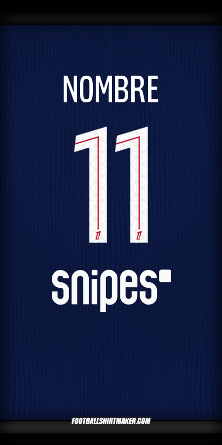 Camiseta Paris Saint Germain 2025/2026 -  nombre - 11
