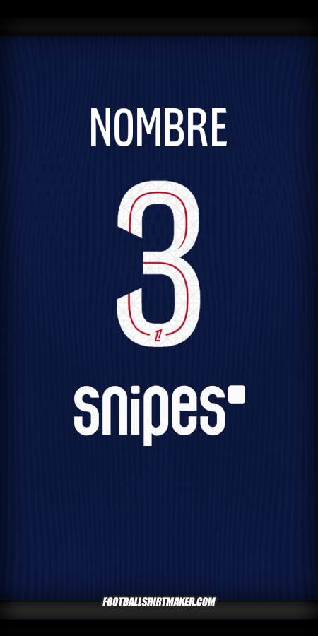 Camiseta Paris Saint Germain 2025/2026 -  nombre - 3