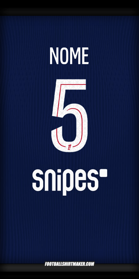 Maglia Paris Saint Germain 2025/2026 -  nome - 5