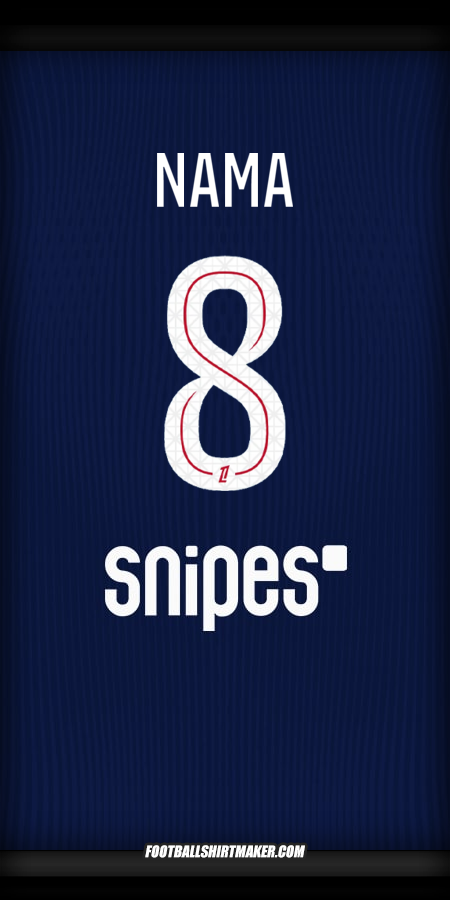 Jersey Paris Saint Germain 2025/2026 -  nama - 8