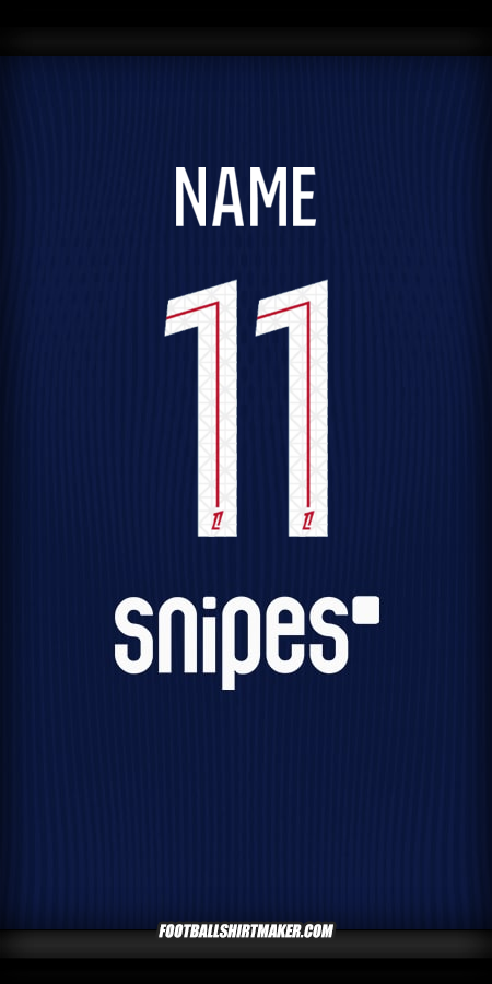 Shirt Paris Saint Germain 2025/2026 -  name - 11