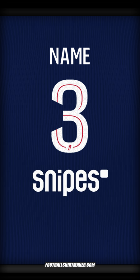 Shirt Paris Saint Germain 2025/2026 -  name - 3