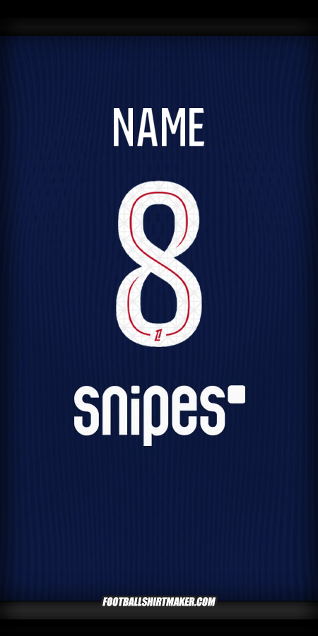 Shirt Paris Saint Germain 2025/2026 -  name - 8