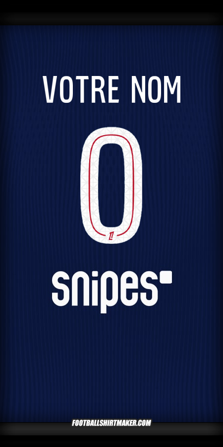 Maillot Paris Saint Germain 2025/2026 -  votre nom - 0