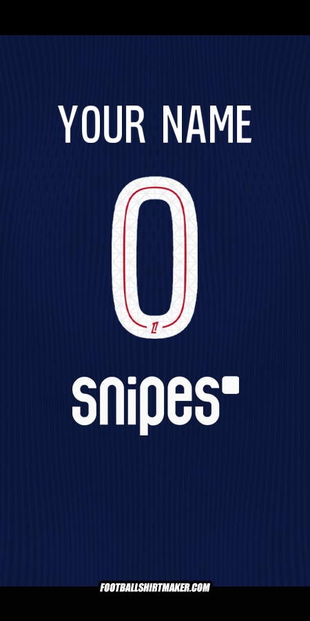 Jersey Paris Saint Germain 2025/2026 -  your name - 0