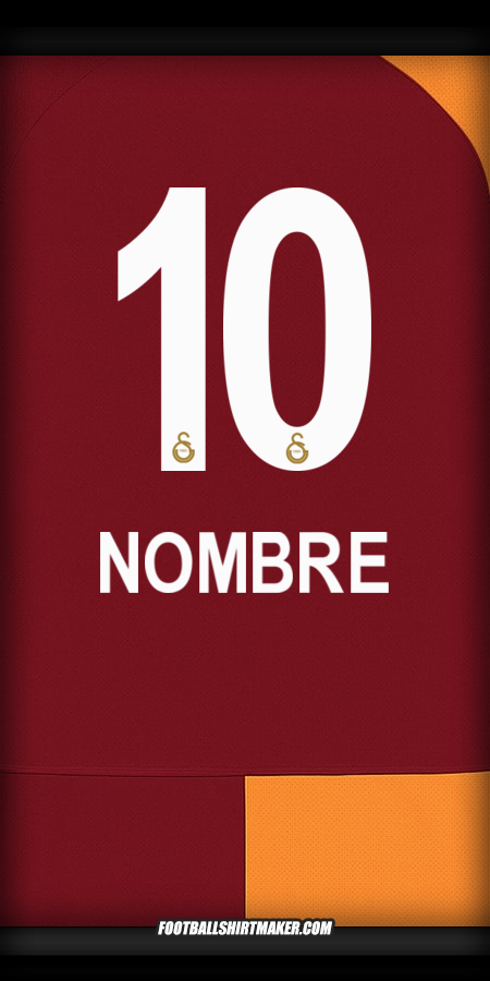 Camiseta Galatasaray SK 2025/2026 -  nombre - 10