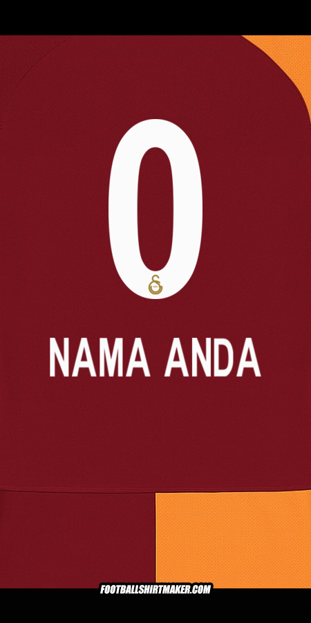Jersey Galatasaray SK 2025/2026 -  nama anda - 0