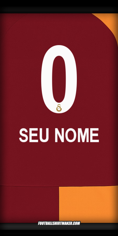 Camisa Galatasaray SK 2025/2026 -  seu nome - 0