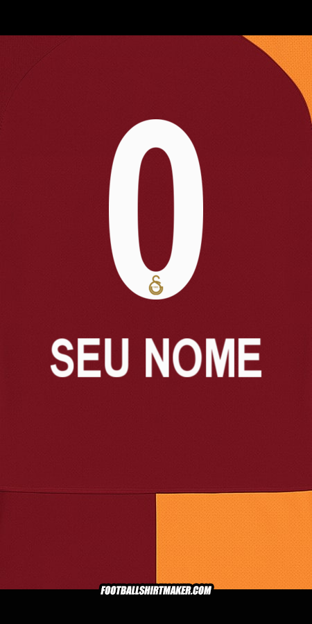 Camisa Galatasaray SK 2025/2026 -  seu nome - 0