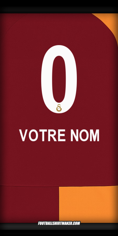 Maillot Galatasaray SK 2025/2026 -  votre nom - 0