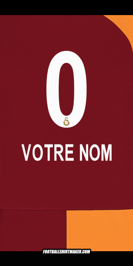 Maillot Galatasaray SK 2025/2026 -  votre nom - 0