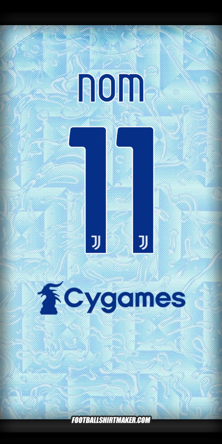 Maillot Juventus FC 2025/2026 Extérieur -  nom - 11