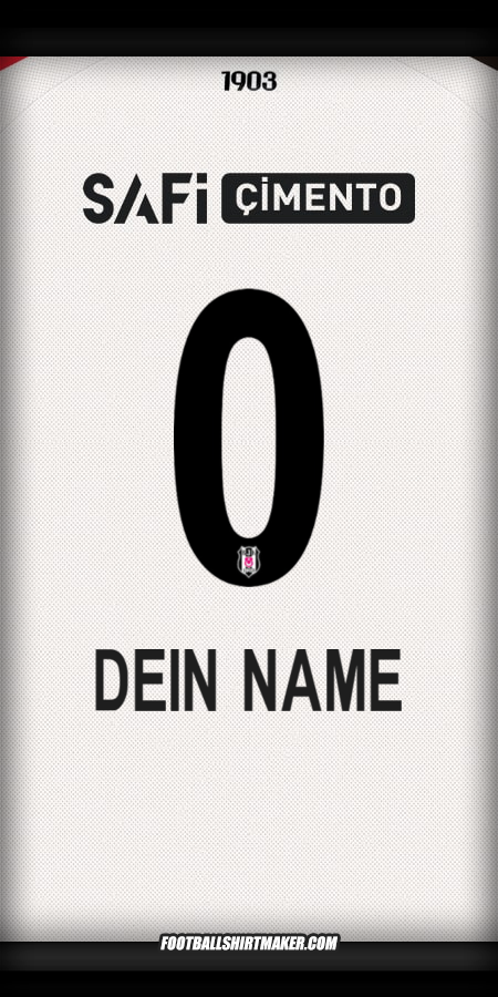 Trikot Besiktas JK 2025/2026 -  dein name - 0