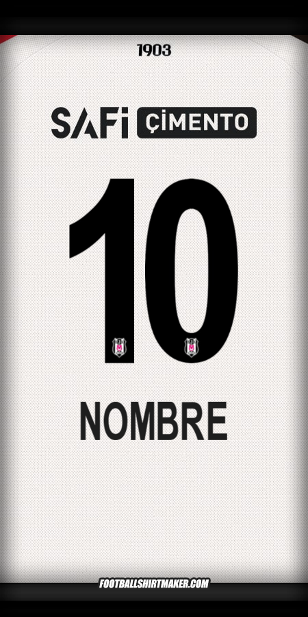 Jersey Besiktas JK 2025/2026 -  nombre - 10