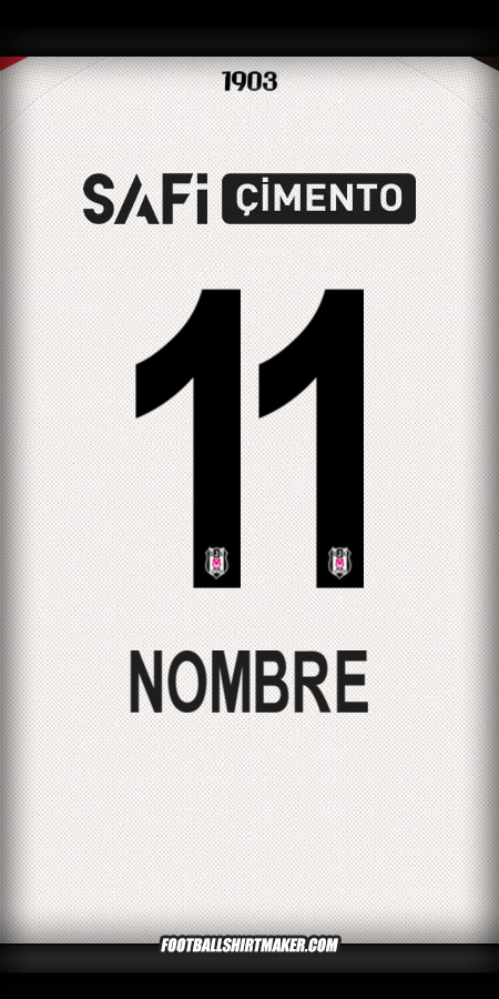 Jersey Besiktas JK 2025/2026 -  nombre - 11