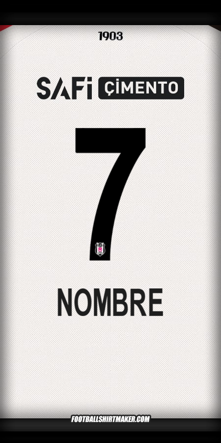 Jersey Besiktas JK 2025/2026 -  nombre - 7