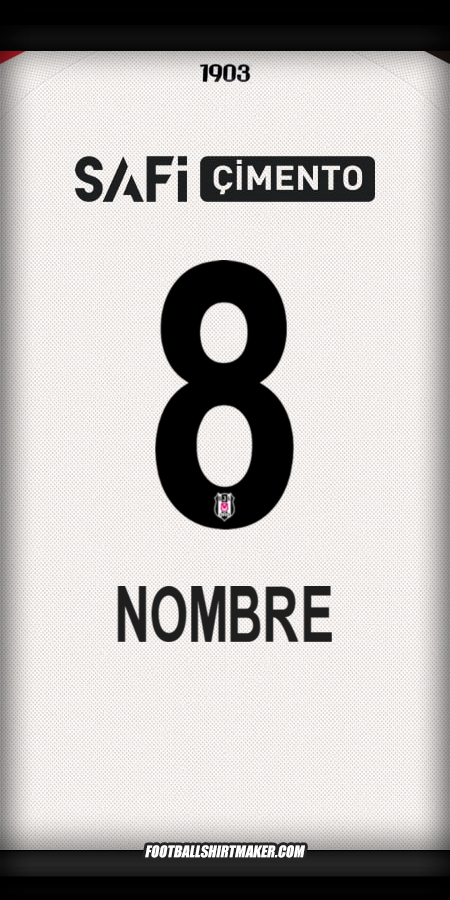 Jersey Besiktas JK 2025/2026 -  nombre - 8