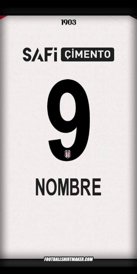 Jersey Besiktas JK 2025/2026 -  nombre - 9