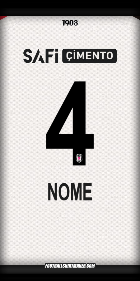 Camisa Besiktas JK 2025/2026 -  nome - 4