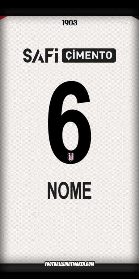 Camisola Besiktas JK 2025/2026 -  nome - 6