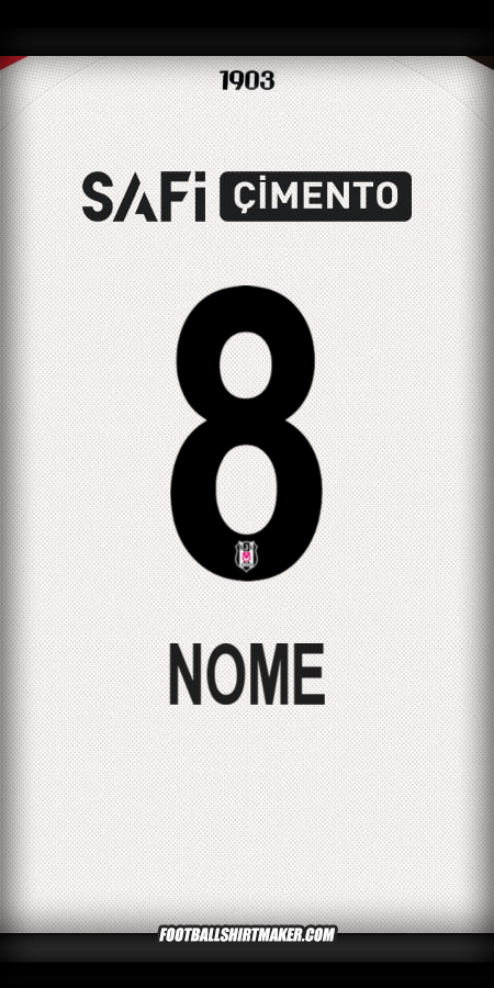 Maglia Besiktas JK 2025/2026 -  nome - 8