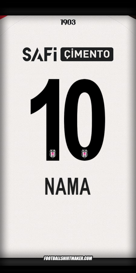 Jersey Besiktas JK 2025/2026 -  nama - 10
