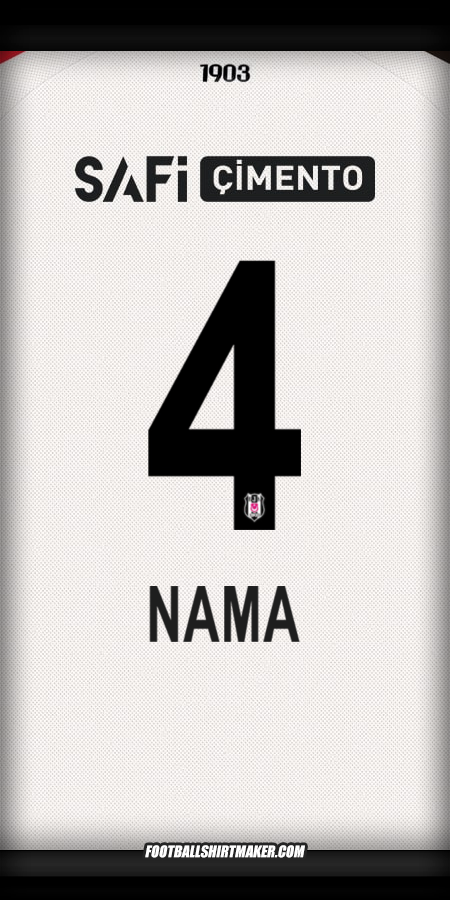 Jersey Besiktas JK 2025/2026 -  nama - 4