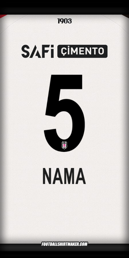 Jersey Besiktas JK 2025/2026 -  nama - 5
