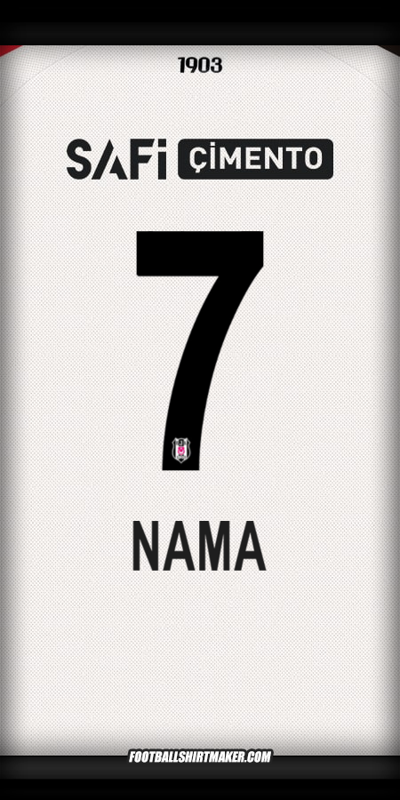 Jersey Besiktas JK 2025/2026 -  nama - 7