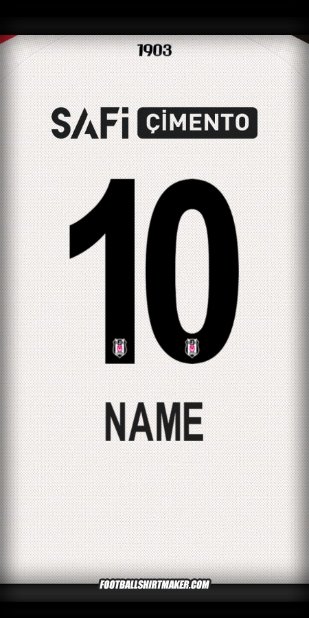 Trikot Besiktas JK 2025/2026 -  name - 10