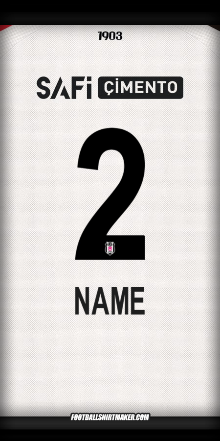 Trikot Besiktas JK 2025/2026 -  name - 2