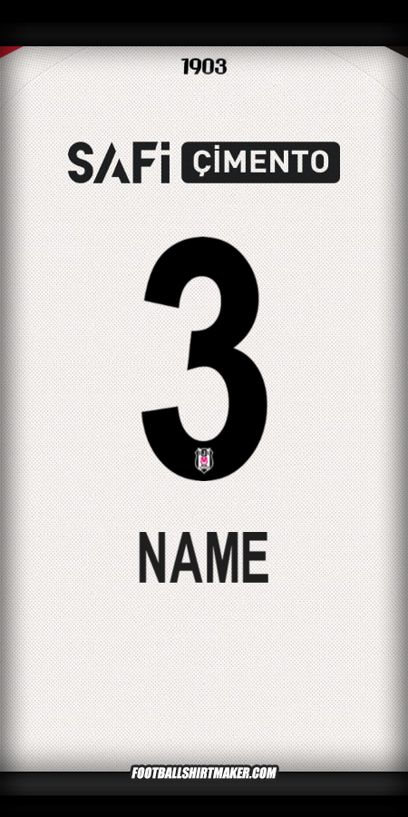 Jersey Besiktas JK 2025/2026 -  name - 3
