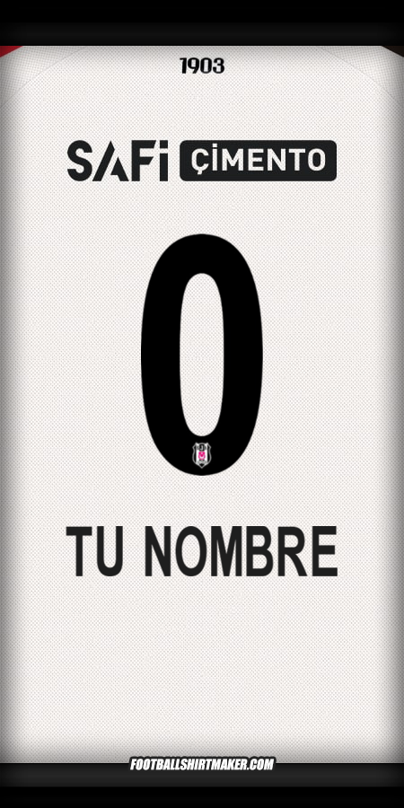 Camiseta Besiktas JK 2025/2026 -  tu nombre - 0