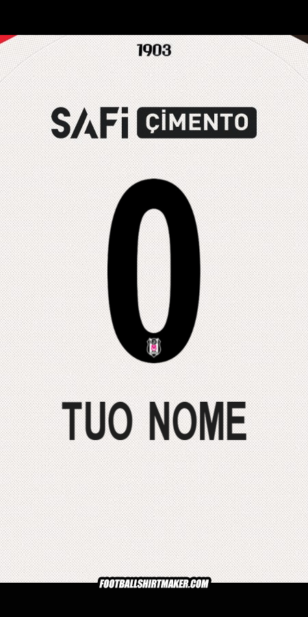 Maglia Besiktas JK 2025/2026 -  tuo nome - 0