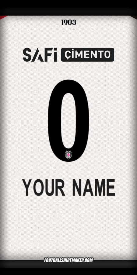 Shirt Besiktas JK 2025/2026 -  your name - 0