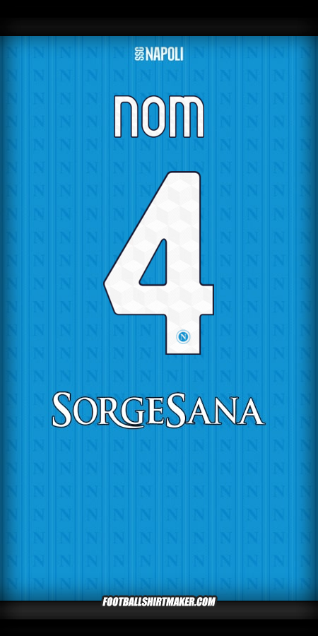 Maillot SSC Napoli 2025/2026 -  nom - 4