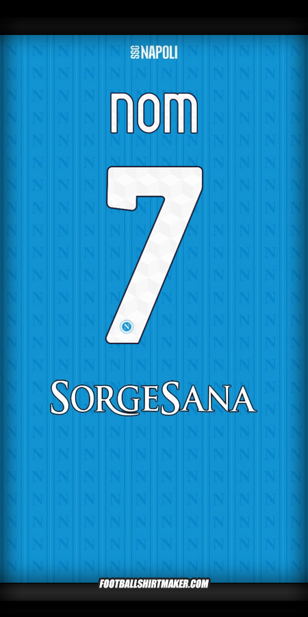 Maillot SSC Napoli 2025/2026 -  nom - 7